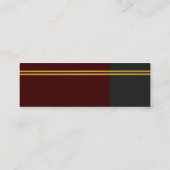 Mini Carte de visite Golden Stripes (Dos)