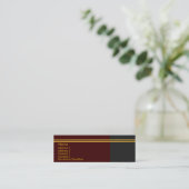 Mini Carte de visite Golden Stripes (Debout devant)