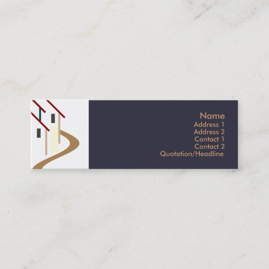 Mini Carte de visite immobilier (Devant)