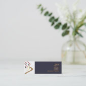 Mini Carte de visite immobilier (Debout devant)