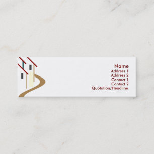 Mini Carte de visite immobilier