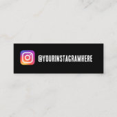 Mini carte de visite instagram (Devant)