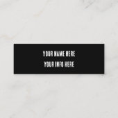 Mini carte de visite instagram (Dos)