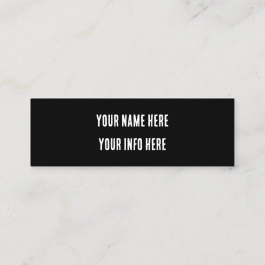 Mini carte de visite instagram (Dos)