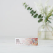 Mini Carte de visite japonais de tissu (Debout devant)