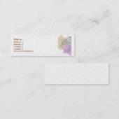 Mini Carte de visite léopard (Devant / Derrière)