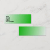 Mini Carte de visite Limegreen (Devant / Derrière)