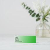 Mini Carte de visite Limegreen (Debout devant)