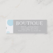 Mini Carte de visite maigre BLGY de grands points (Dos)