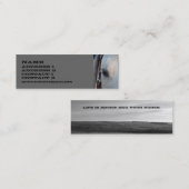 Mini Carte de visite maigre de cheval (Devant / Derrière)