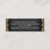 Mini Carte de visite maigre de ciseaux purs de (Dos)