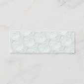 Mini Carte de visite maigre de danse verte (Dos)