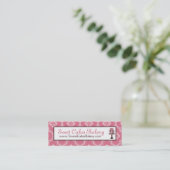 Mini Carte de visite maigre de gâteau doux (Debout devant)