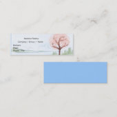 Mini Carte de visite maigre de Hanami (Devant / Derrière)