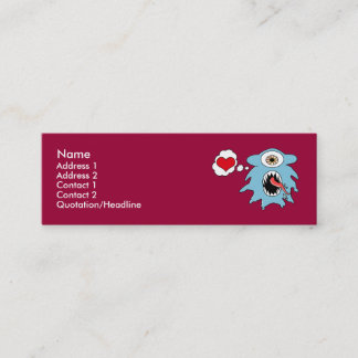 Mini Carte de visite maigre de Jelli Luv