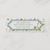 Mini Carte de visite maigre de Ribbit (Dos)