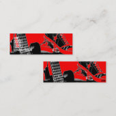 Mini Carte de visite maigre de Rockstar (Devant / Derrière)