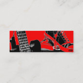 Mini Carte de visite maigre de Rockstar (Dos)