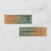 Mini Carte de visite maigre de site Web d'art texturisé (Devant / Derrière)