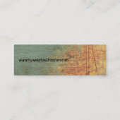 Mini Carte de visite maigre de site Web d'art texturisé (Dos)