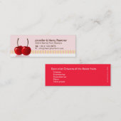 Mini carte de visite maigre des fruiticulteurs (Devant / Derrière)