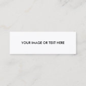 MINI CARTE DE VISITE MAIGRE INDESTRUCTIBLE DE PROFIL (Dos)