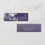 Mini Carte de visite maigre niché de sphère (Devant / Derrière)