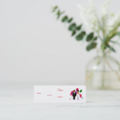 Mini Carte de visite mariage (Debout devant)