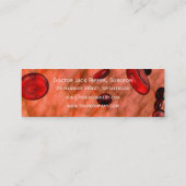 Mini carte de visite médical (Dos)