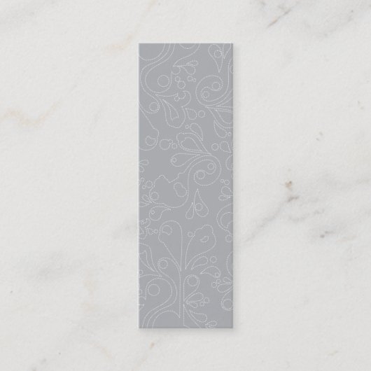 Mini CARTE DE VISITE mince BUBBLES (Devant)