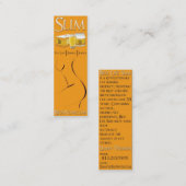 Mini Carte de visite mince de la vie de bios (Devant / Derrière)