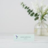 Mini Carte de visite miniature Colibri (Debout devant)