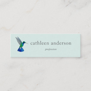 Mini Carte de visite miniature Colibri