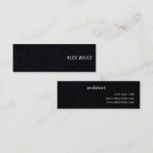 mini carte de visite moderne (Devant / Derrière)