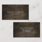 Mini Carte de visite moderne élégant professionnel (Devant / Derrière)
