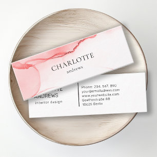 Mini Carte de visite moderne et minimaliste de salon, a