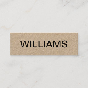 Mini Carte de visite moderne minimaliste audacieux