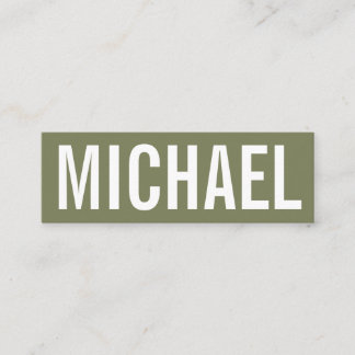 Mini Carte de visite moderne professionnel minimaliste