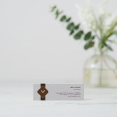 Mini Carte de visite monogramme (Debout devant)