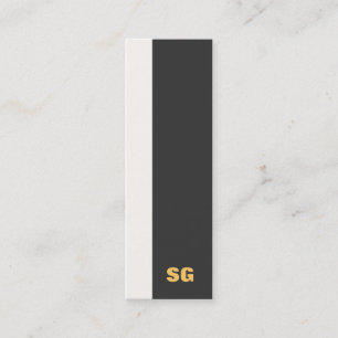 Mini Carte de visite Monogramme moderne