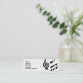 Mini Carte de visite musical (Debout devant)