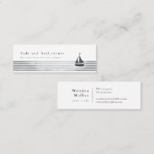 Mini carte de visite nautique (Devant / Derrière)