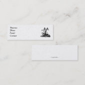 Mini Carte de visite nautique d'Ancre (Devant / Derrière)