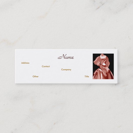 Mini Carte de visite Neutral III (Devant)