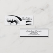 Mini Carte de visite noir et blanc de prolongements de (Devant / Derrière)