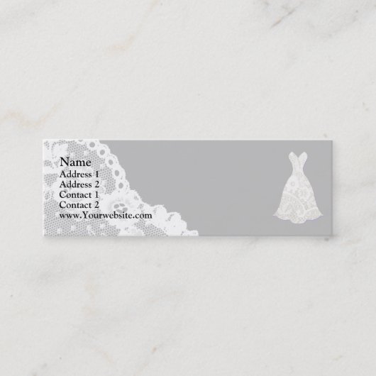 Mini Carte de visite nuptial (Devant)