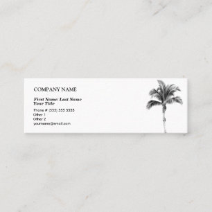 Mini Carte de visite Palm Tree