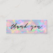 mini carte de visite pastel opal arrière - plan (Devant)