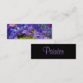 Mini Carte de visite peintre - Personnalisable (Devant / Derrière)