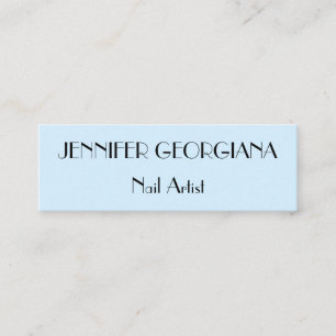 Mini Carte de visite personnalisable et chic d'artiste